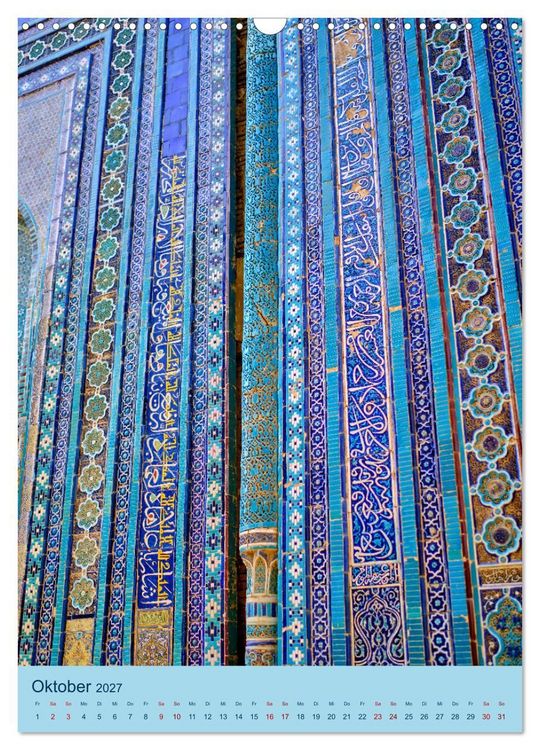 Produktbild: Usbekistan - Historische Architektur (Wandkalender 2027 DIN A3 hoch), CALVENDO Monatskalender