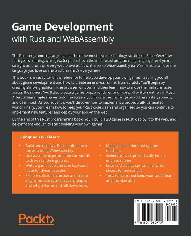 Produktbild: Game Development with Rust and WebAssembly