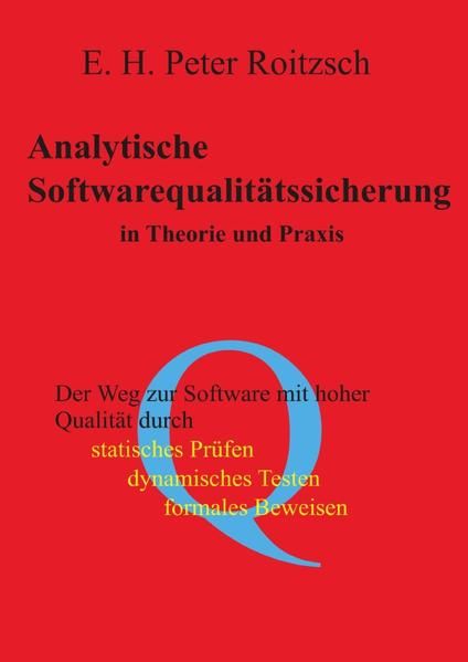 Produktbild: Roitzsch, E: Analytische Softwarequalit&auml;tssicherung