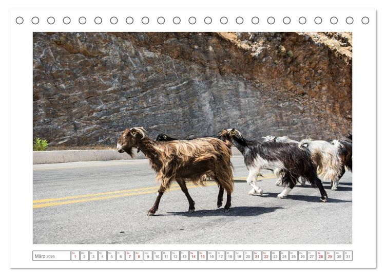 Produktbild: Griechenlands sch&ouml;ne Inseln, Kreta (Tischkalender 2026 DIN A5 quer), CALVENDO Monatskalender