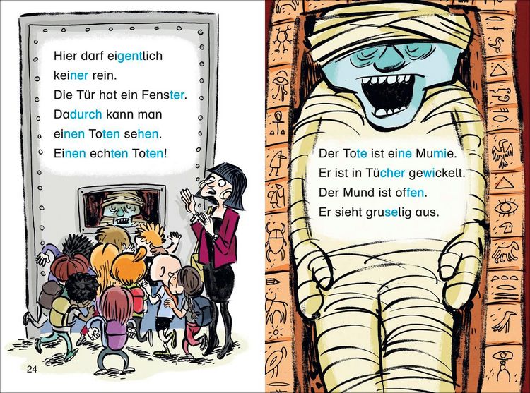 Produktbild: Duden Leseprofi &ndash; Silbe-f&uuml;r-Silbe: Mein Mitsch&uuml;ler, die Mumie, 1. Klasse (Doppelband)