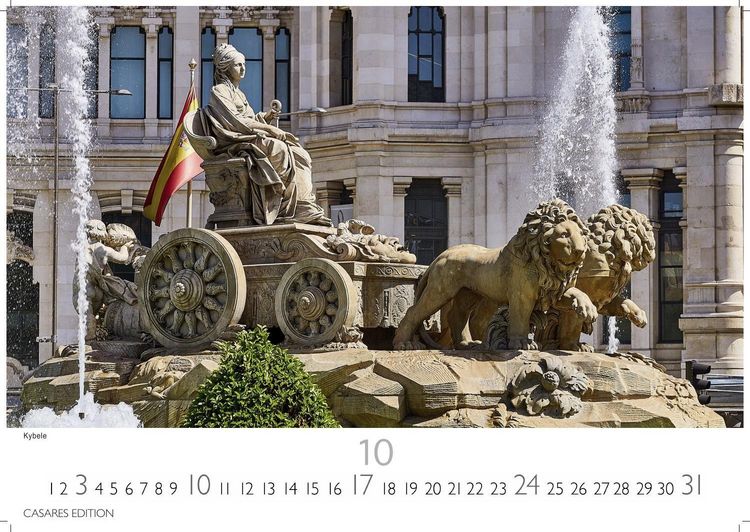 Produktbild: Madrid Kalender 2027 &ndash; Wandkalender | Fotokalender Spanien 35x50cm Grosses Format - mit atemberaubenden Fotos der bekanntesten Sehensw&uuml;rdigkeiten und Highlights der spanischen Metropole