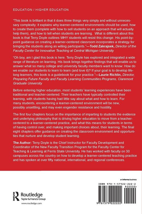 Produktbild: Helping Students Learn in a Learner-Centered Environment