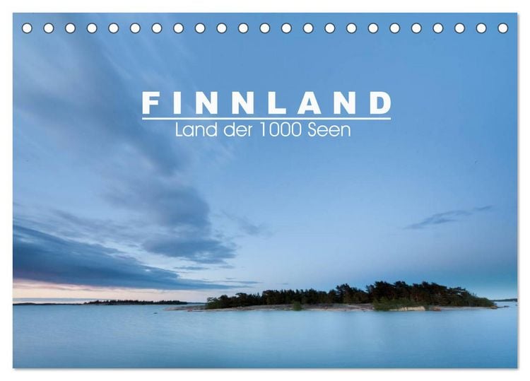 Produktbild: Finnland: Land der 1000 Seen (Tischkalender 2026 DIN A5 quer), CALVENDO Monatskalender