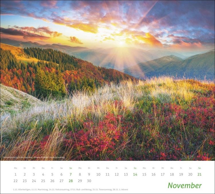 Produktbild: times&more Sonnige Momente Bildkalender 2027