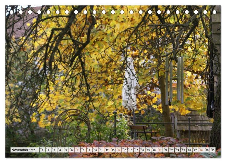 Produktbild: Momente im Garten (Tischkalender 2027 DIN A5 quer), CALVENDO Monatskalender