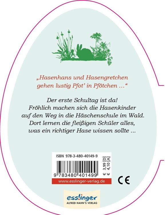 Produktbild: Die H&auml;schenschule: Pappbilderbuch in Ei-Form