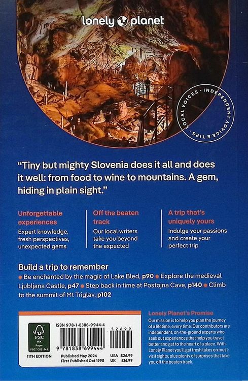 Produktbild: Lonely Planet Slovenia