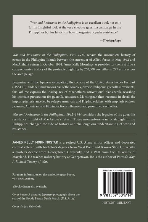 Produktbild: War and Resistance in the Philippines, 1942-1944