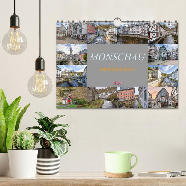 Produktbild: Monschau Impressionen (Wandkalender 2026 DIN A4 quer), CALVENDO Monatskalender