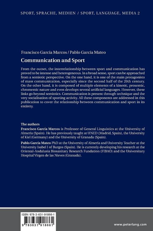 Produktbild: Communication and Sport