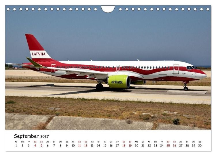 Produktbild: Faszination Luftfahrt Vielfalt zwischen Himmel und Vorfeld (Wandkalender 2027 DIN A4 quer), CALVENDO Monatskalender
