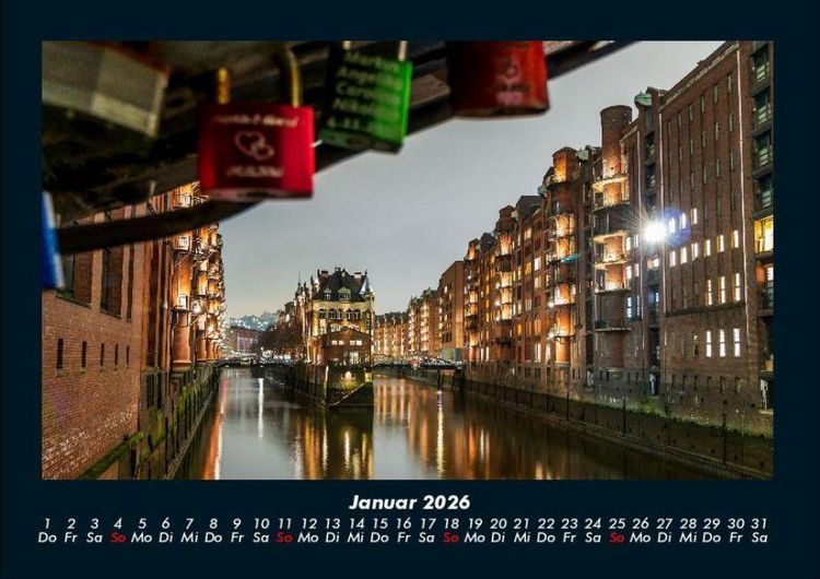 Produktbild: Hamburg 2026 Fotokalender DIN A4