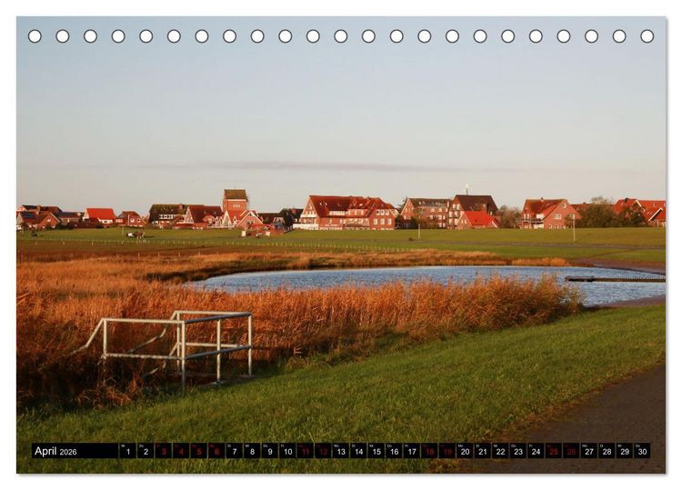 Produktbild: Insel Baltrum, Perle im Ostfriesischen Wattenmeer (Tischkalender 2026 DIN A5 quer), CALVENDO Monatskalender