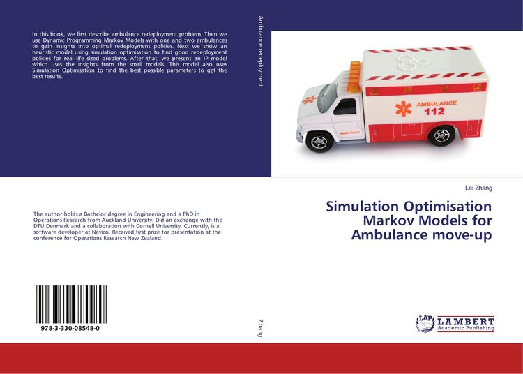 Produktbild: Simulation Optimisation Markov Models for Ambulance move-up