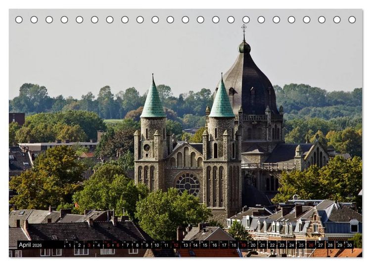 Produktbild: Maastricht - Stadtbummel (Tischkalender 2026 DIN A5 quer), CALVENDO Monatskalender