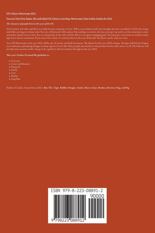Produktbild: OX Chinese Horoscope 2024