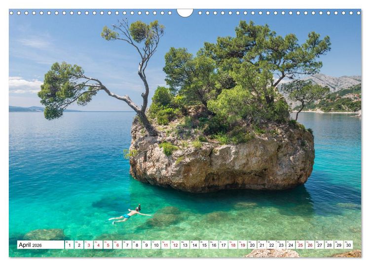Produktbild: Kroatien - Perle des Balkans (Wandkalender 2026 DIN A3 quer), CALVENDO Monatskalender