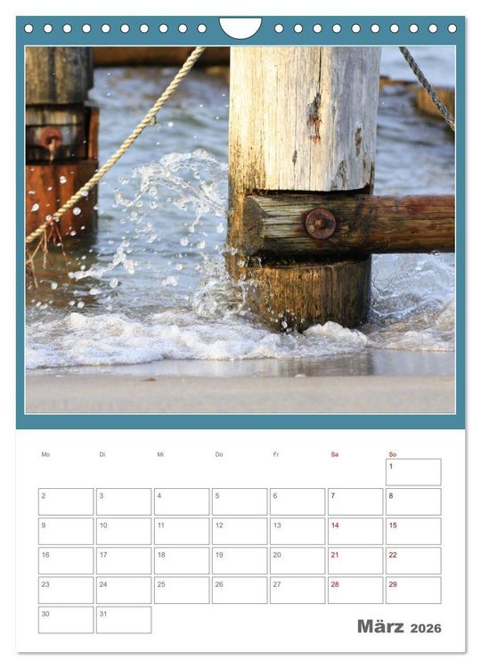 Produktbild: Pur maritim (Wandkalender 2026 DIN A4 hoch), CALVENDO Monatskalender