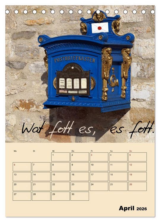 Produktbild: K&ouml;lsches Grundgesetz (Tischkalender 2026 DIN A5 hoch), CALVENDO Monatskalender
