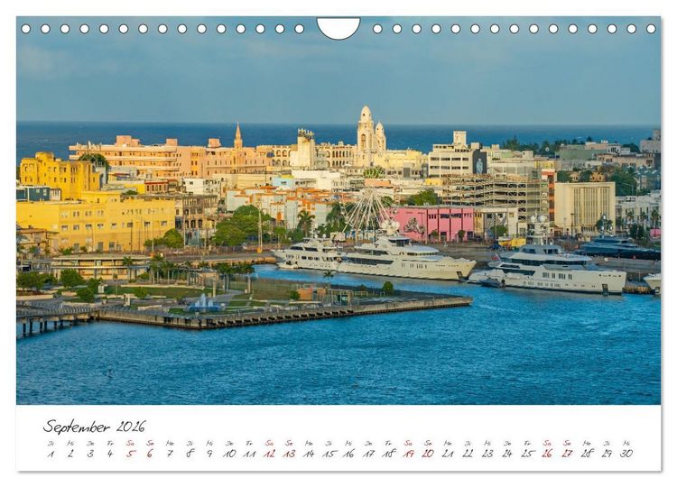 Produktbild: San Juan - Inselstadt in der Karibik (Wandkalender 2026 DIN A4 quer), CALVENDO Monatskalender