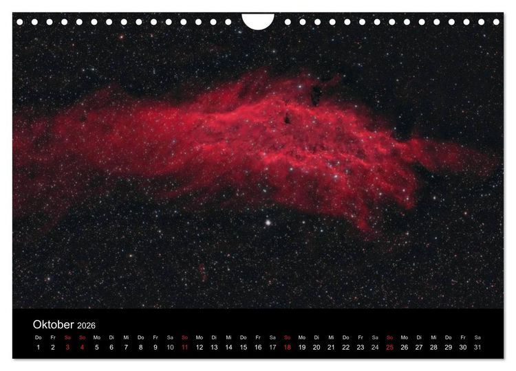 Produktbild: Die Galaxie im Garten (Wandkalender 2026 DIN A4 quer), CALVENDO Monatskalender