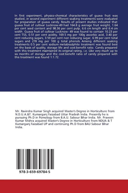 Produktbild: Osmotic Dehydration of Guava (Psidium guajava L.)