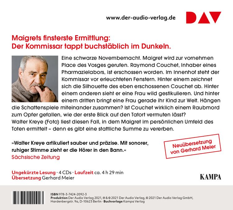 Produktbild: Maigret und das Schattenspiel