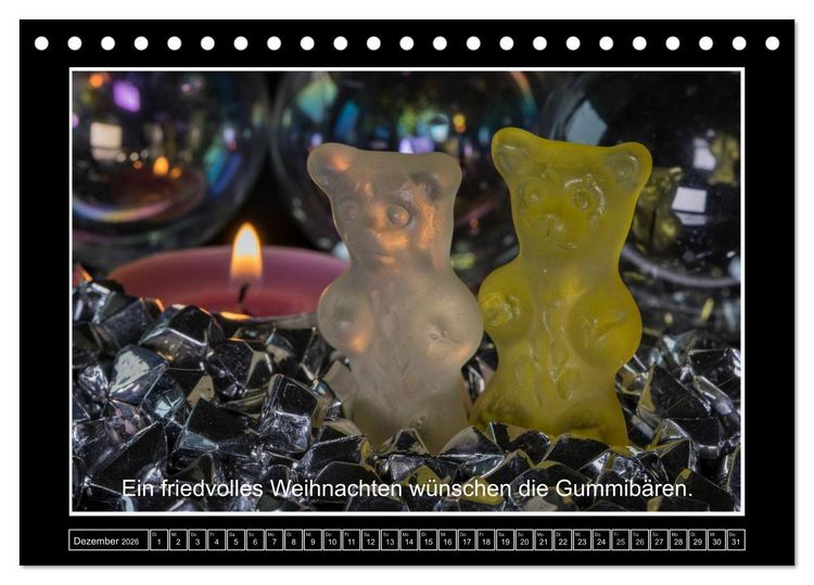 Produktbild: Wissenswertes aus der Welt der Gummib&auml;ren (Tischkalender 2026 DIN A5 quer), CALVENDO Monatskalender