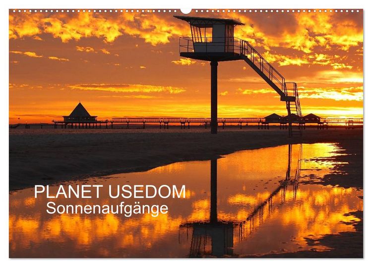 Produktbild: PLANET USEDOM Sonnenaufg&auml;nge (Wandkalender 2026 DIN A2 quer), CALVENDO Monatskalender