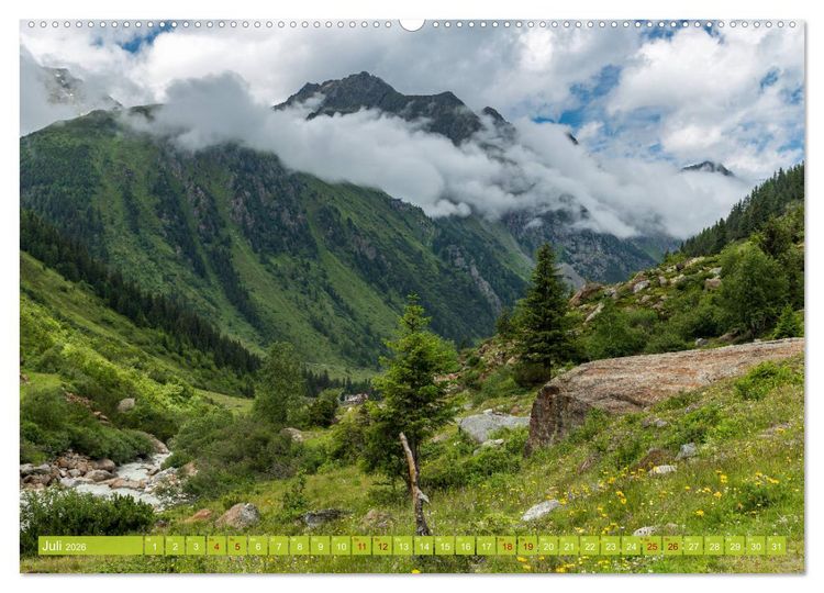 Produktbild: Pitztal in Bildern (hochwertiger Premium Wandkalender 2026 DIN A2 quer), Kunstdruck in Hochglanz