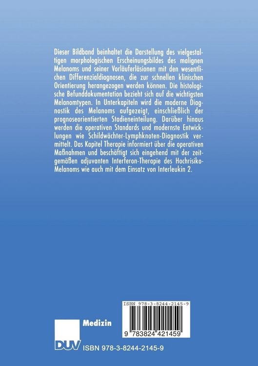 Produktbild: Bildatlas Malignes Melanom