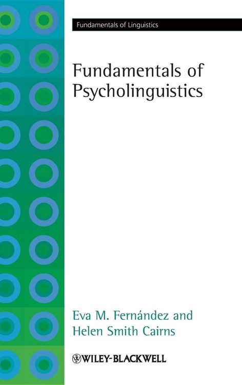 Produktbild: Fundamentals Psycholinguistics