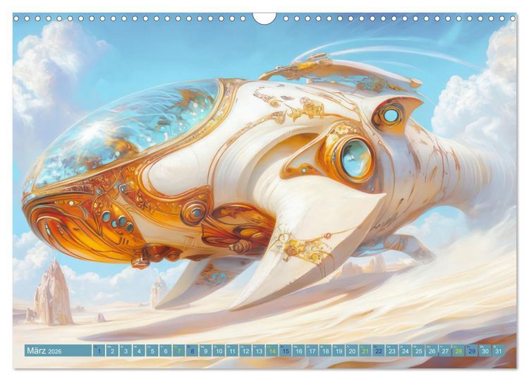 Produktbild: Science Fiction - Originelle Welten (Wandkalender 2026 DIN A3 quer), CALVENDO Monatskalender