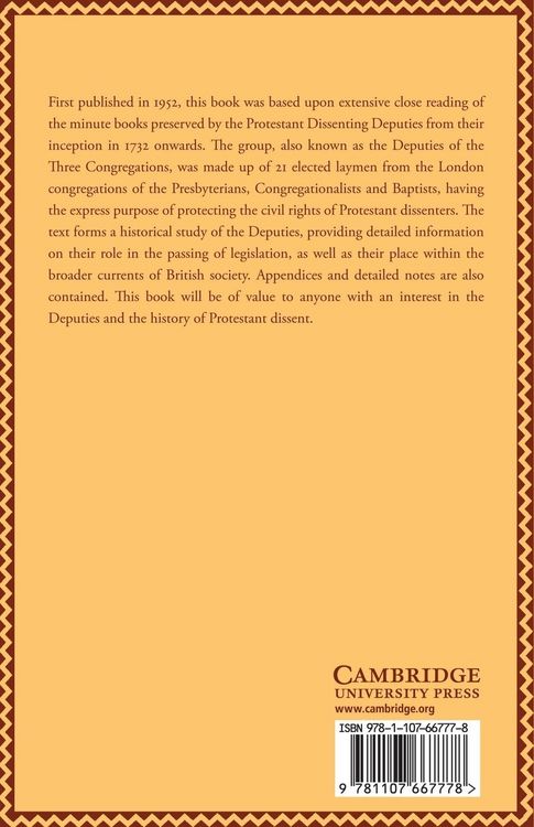 Produktbild: The Protestant Dissenting Deputies