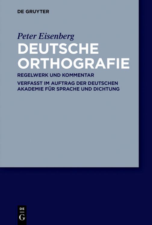 Produktbild: Deutsche Orthografie