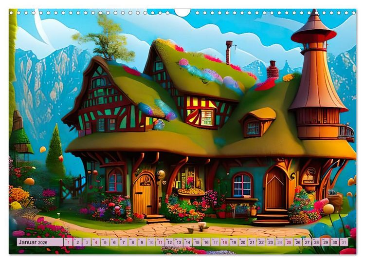 Produktbild: Zauberhafte M&auml;rchenzeit (Wandkalender 2026 DIN A3 quer), CALVENDO Monatskalender