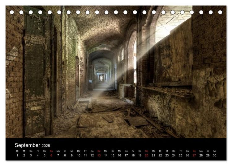 Produktbild: Lost Places - Verlassene Orte (Tischkalender 2026 DIN A5 quer), CALVENDO Monatskalender