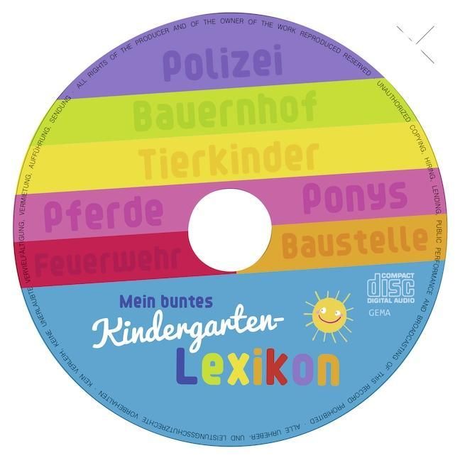 Produktbild: Steckelmann, P: Mein buntes Kindergartenlexikon mit CD