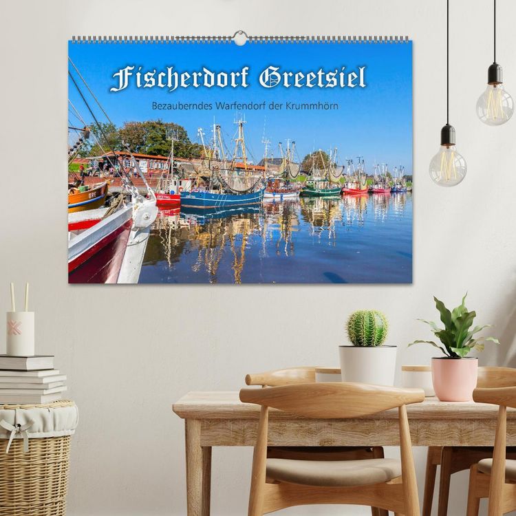 Produktbild: Fischerdorf Greetsiel (Wandkalender 2026 DIN A2 quer), CALVENDO Monatskalender
