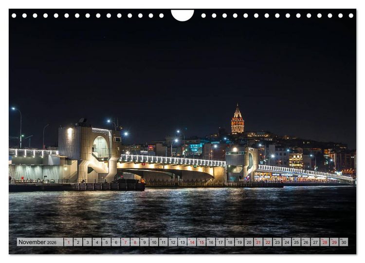 Produktbild: Istanbul - Im Schnittpunkt von Kulturen und Kontinenten (Wandkalender 2026 DIN A4 quer), CALVENDO Monatskalender