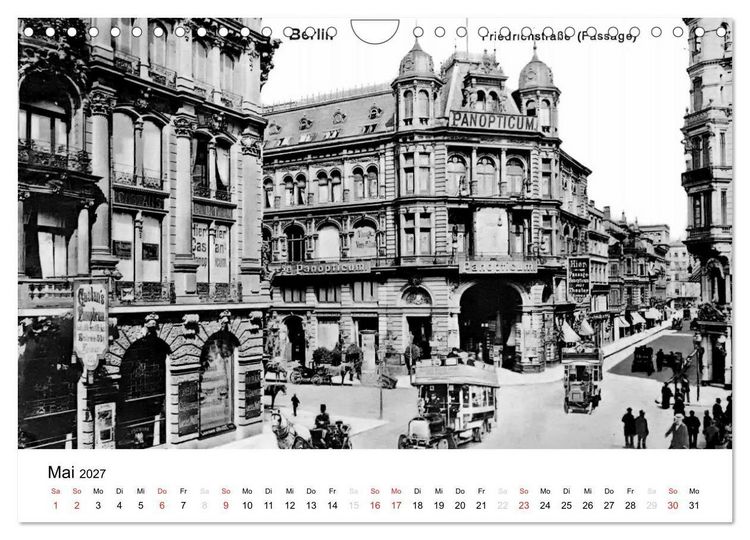 Produktbild: Gr&uuml;&szlig;e aus dem alten Berlin (Wandkalender 2027 DIN A4 quer), CALVENDO Monatskalender