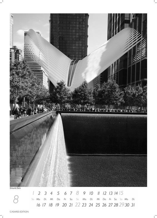 Produktbild: New York schwarz-weiss Kalender 2027 &ndash; Wandkalender | Fotokalender Nordamerika 59x42cm Grosses Format - Eleganter Schwarz-Wei&szlig;-Print mit beeindruckenden New York City Motiven