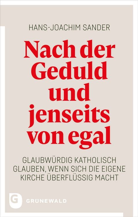 Produktbild: Nach der Geduld und jenseits von egal