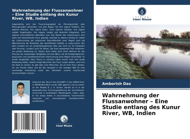 Produktbild: Wahrnehmung der Flussanwohner - Eine Studie entlang des Kunur River, WB, Indien