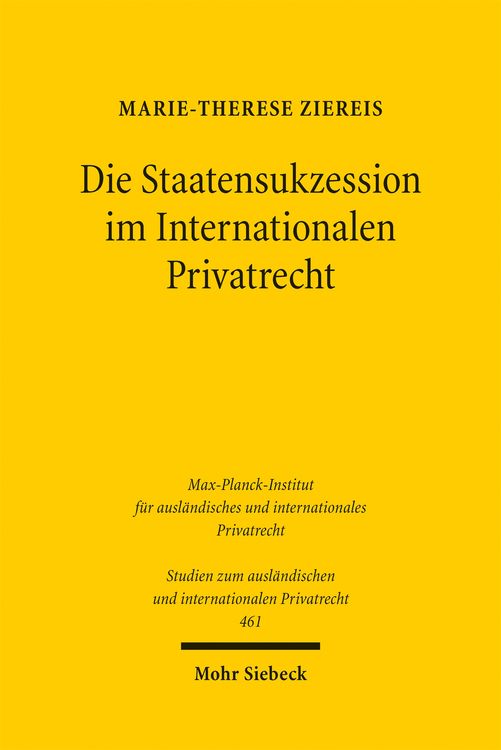 Produktbild: Die Staatensukzession im Internationalen Privatrecht