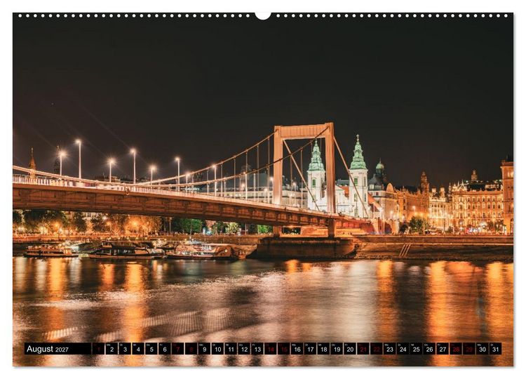 Produktbild: Glanzvolles Budapest (hochwertiger Premium Wandkalender 2027 DIN A2 quer), Kunstdruck in Hochglanz