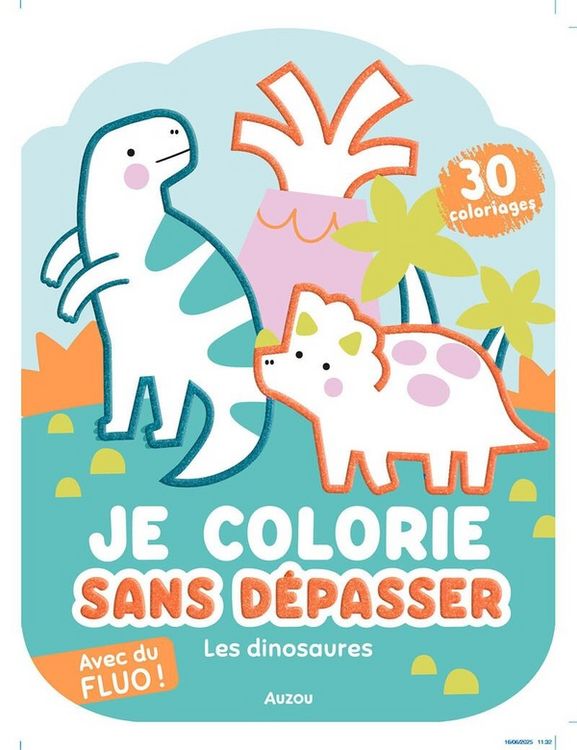 Produktbild: Je colorie sans d&eacute;passer : les dinosaures