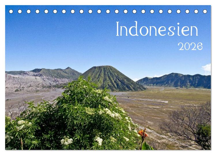 Produktbild: Indonesien (Tischkalender 2026 DIN A5 quer), CALVENDO Monatskalender