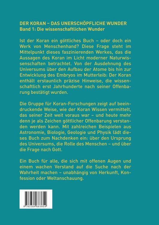Produktbild: Der Koran &ndash; Das unersch&ouml;pfliche Wunder